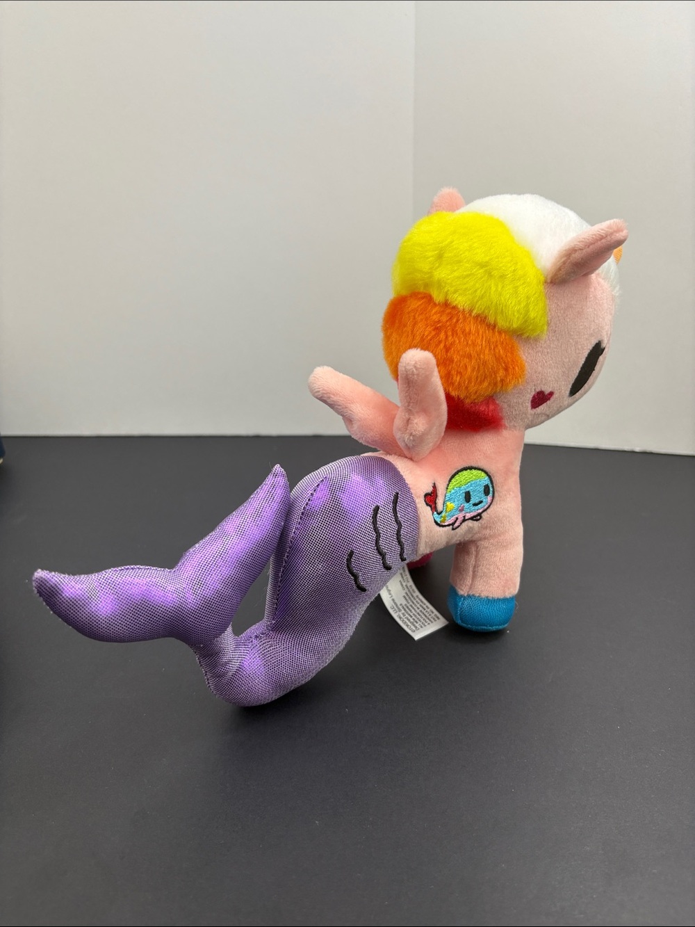 Tokidoki Mermicorno Perlina Plush Pink Unicorn Mermaid Rainbow Mane Purple Tail